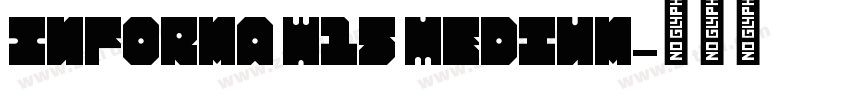 Informa W15 Medium字体转换